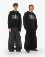 Reavan Black Riot Half Zip Polo (5)