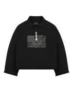 Reavan Black Riot Half Zip Polo (7)