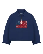 Reavan Navy Riot Half Zip Polo (1)