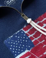 Reavan Navy Riot Half Zip Polo (3)