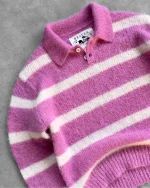 Reavan Strawberry Cream Alpaca Polo Knit (6)
