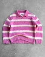 Reavan Strawberry Cream Alpaca Polo Knit (7)