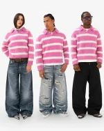 Reavan Strawberry Cream Alpaca Polo Knit (8)