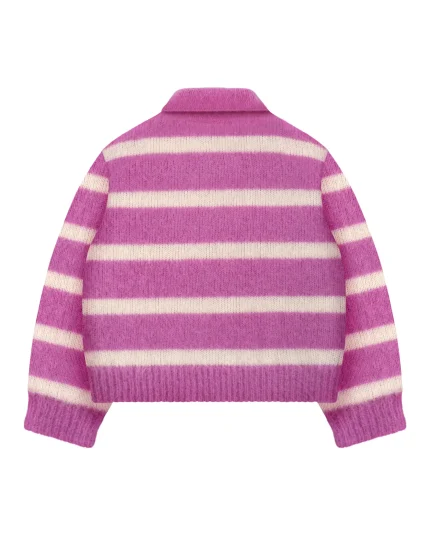 Reavan Strawberry Cream Alpaca Polo Knit (9)