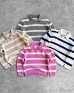 Reavan Wolf Grey Alpaca Polo Knit (2)