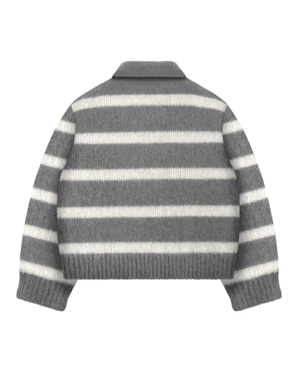 Reavan Wolf Grey Alpaca Polo Knit (7)