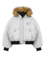 Reaven Black Fur Bomber Jacket Pre Order (11)
