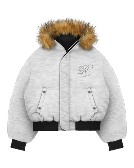 Reaven Black Fur Bomber Jacket Pre Order (11)