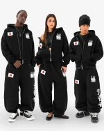 Reaven Black Run Tha Streetz Sweatpants (7)