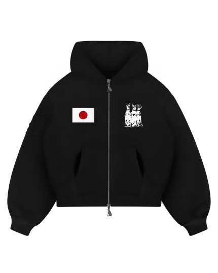 Reaven Black Run Tha Streetz Zip Hoodie (1)