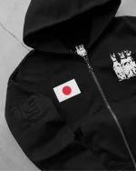 Reaven Black Run Tha Streetz Zip Hoodie (6)