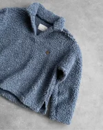 Reaven Fog Blue Wool Fleece (3)
