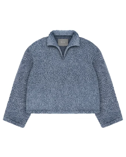 Reaven Fog Blue Wool Fleece (8)