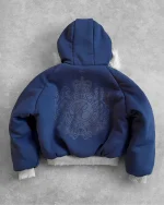 Reaven Grey Fur Bomber Jacket PRE ORDER (3)