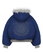 Reaven Grey Fur Bomber Jacket PRE ORDER (7)