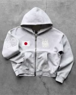 Reaven Grey Run Tha Streetz Zip Hoodie (3)