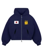 Reaven Navy Run Tha Streetz Zip Hoodie (1)