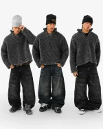 Reaven Storm Grey Wool Fleece (6)