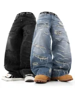 Reaven Washed Black Draco Denim Jeans (3)