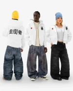 Reaven White Run Tha Streetz Zip Hoodie (6)