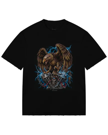Reaven Black America T Shirt (1)