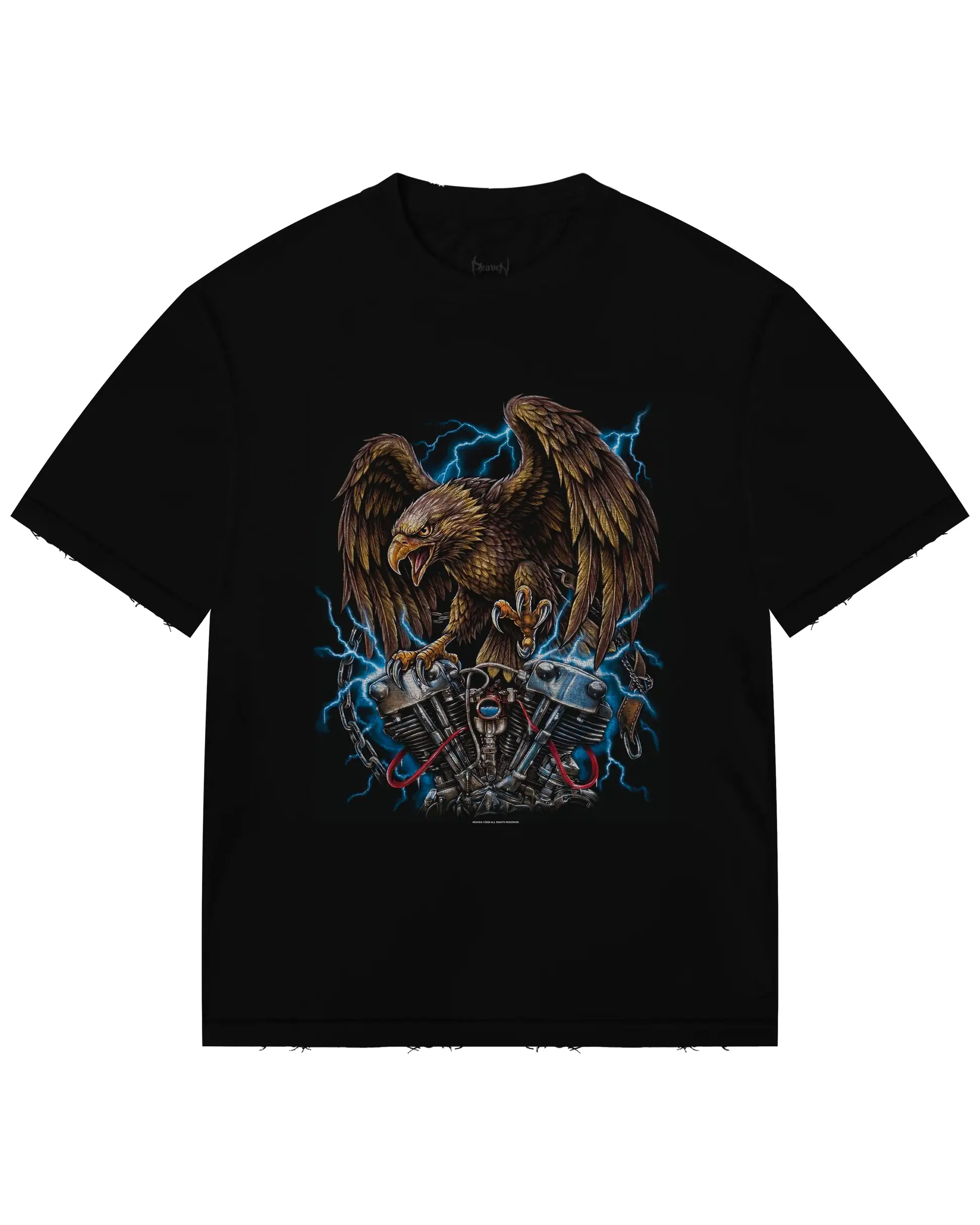Reaven Black America T Shirt (1) Reaven Black America T Shirt (1)