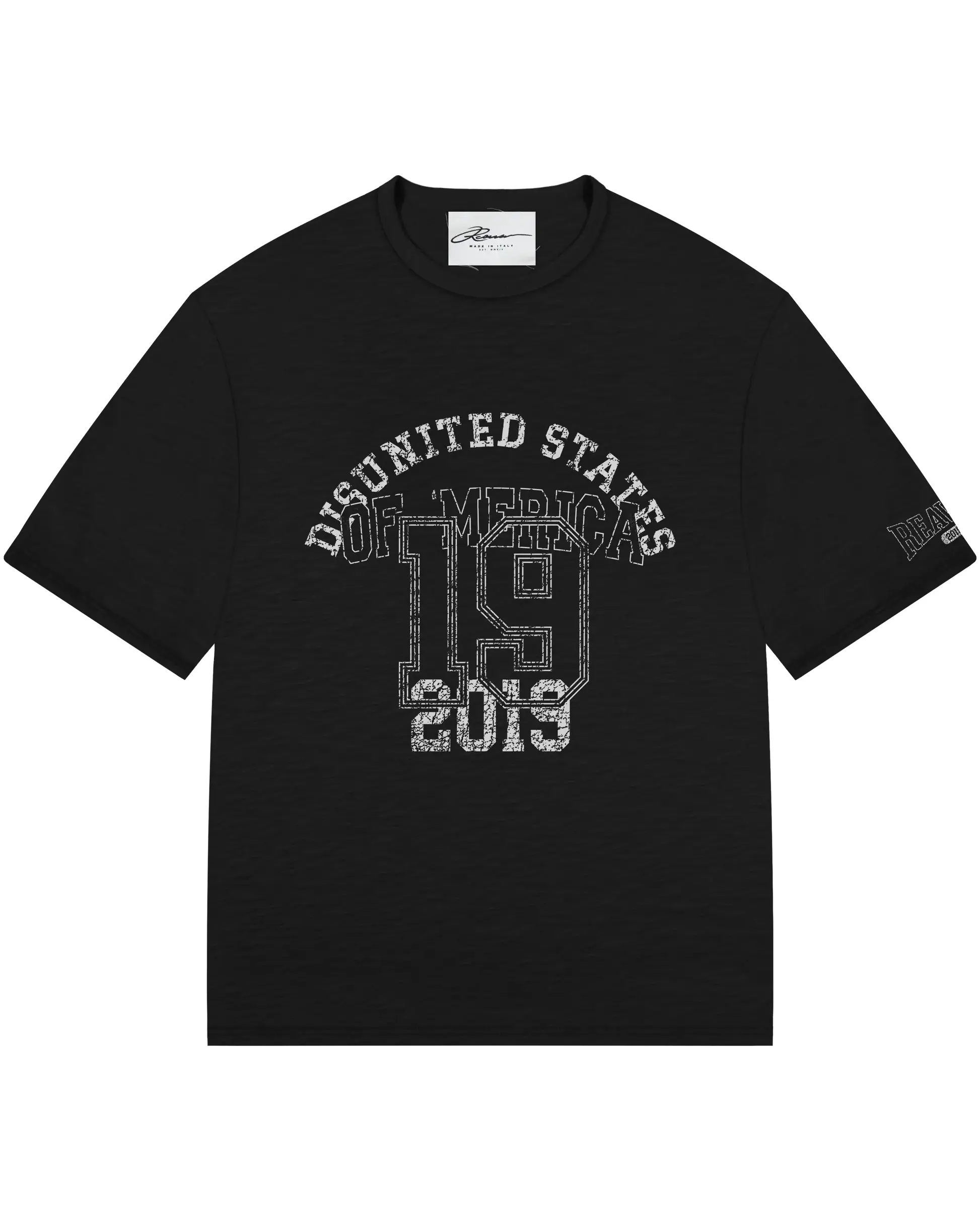 Reaven Black Disunited States T Shirt (1) Reaven Black Disunited States T Shirt (1)