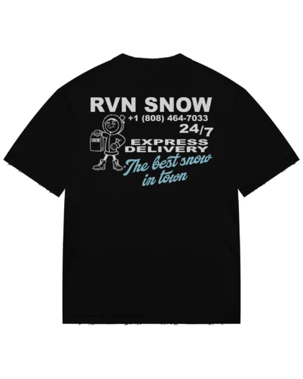 Reaven Black Snow T Shirt (8)