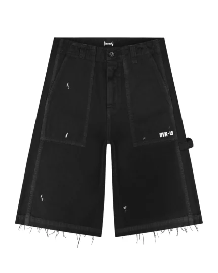 Reaven Black Work Jorts (1)