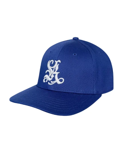 Reaven Blue Creed Fitted Hat (1)