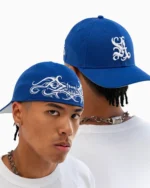 Reaven Blue Creed Fitted Hat (7)