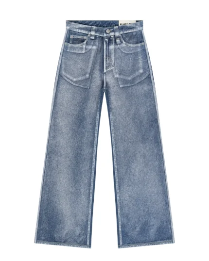 Reaven Chrome Tears Bootcut Denim Jeans (1)