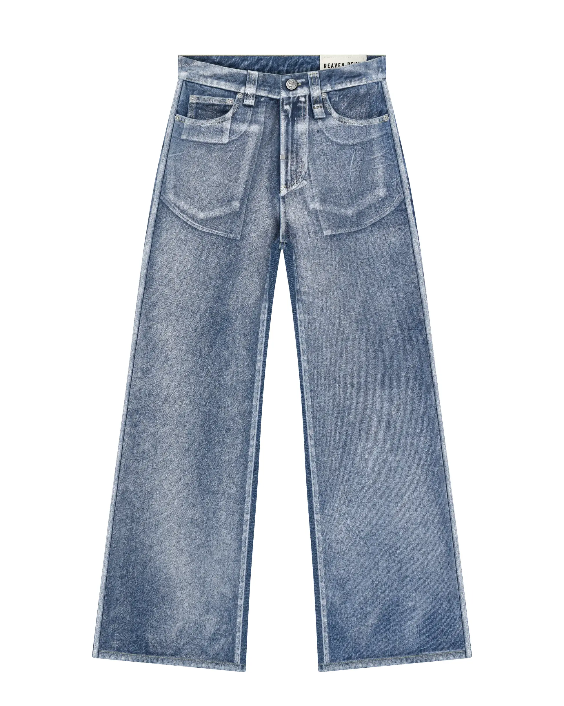 Reaven Chrome Tears Bootcut Denim Jeans (1) Reaven Chrome Tears Bootcut Denim Jeans (1)