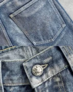 Reaven Chrome Tears Bootcut Denim Jeans (4)