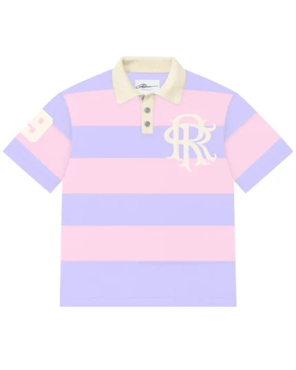 Reaven Lavender Stamp Polo (1)
