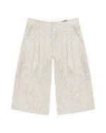 Reaven Natural Linen Pleated Jorts (1)