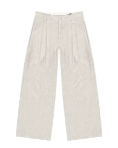 Reaven Natural Linen Pleated Pants (1)