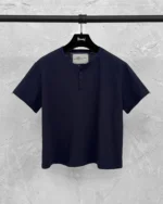Reaven Navy Serafino Slim T Shirt (2)