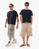 Reaven Navy Serafino Slim T Shirt (3)