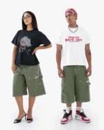 Reaven Olive Work Jorts (6)