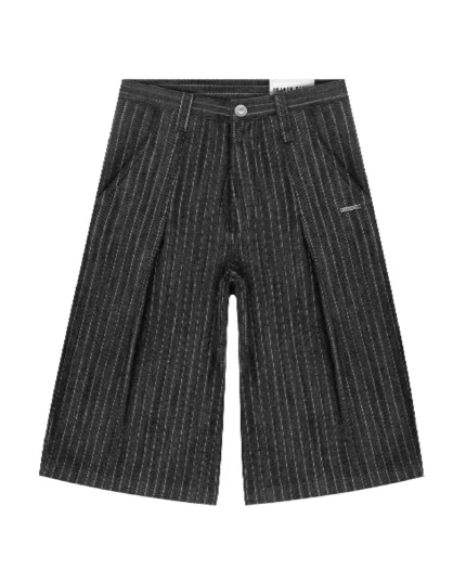 Reaven Pinstripe Tailored Jorts (1)