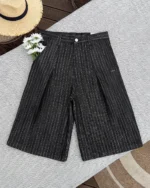 Reaven Pinstripe Tailored Jorts (4)
