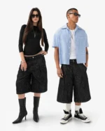 Reaven Pinstripe Tailored Jorts (6)