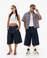 Reaven Raw Blue Tailored Jorts (8)