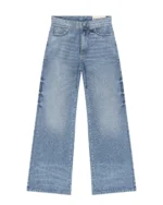 Reaven Washed Blue Bootcut Denim Jeans (1)