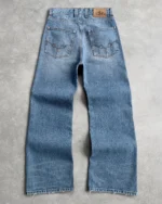 Reaven Washed Blue Bootcut Denim Jeans (3)
