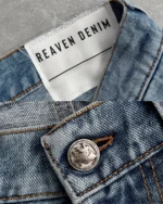 Reaven Washed Blue Bootcut Denim Jeans (4)