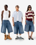 Reaven Washed Blue Tailored Jorts (6)