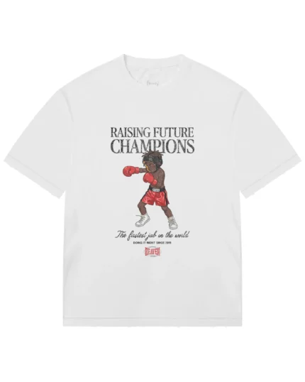 Reaven White Boxing Club T Shirt (1)