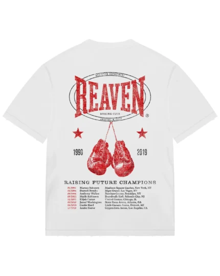 Reaven White Boxing Club T Shirt (8)